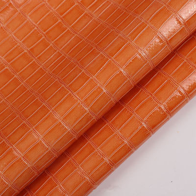 High-gloss PVC Bamboo Pattern Grain Artificial Synthetic Leather Decorate Shoes Bags Box Faux Leather Fabric