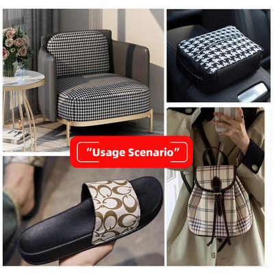 0.8mm Thickness 54/55" Width Abrasion-Resistant PVC Leather for Handbags Shoes and Furniture