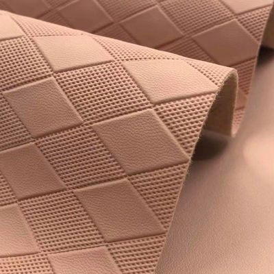 Diamond Square Grain Pattern PVC Leather 34 Colors Available with 1000 Yards MOQ and 100000 Meters Production Capacity
