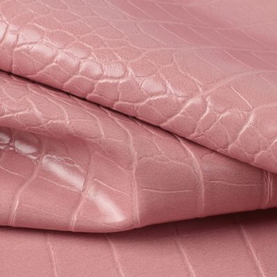 PVC Leather Faux Leather Fabric with Animal Pattern 137cm Width and Double Brushed Backing