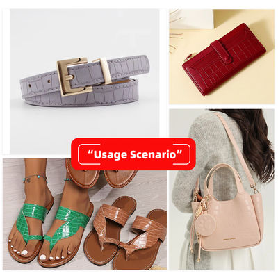 PVC Leather Faux Leather Fabric with Animal Pattern 137cm Width and Double Brushed Backing