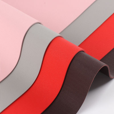 Non-slip Diamond Pattern Wind Proof PVC Leather Faux Leather Fabric for Bags and Furniture