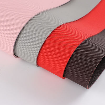 Non-slip Diamond Pattern Wind Proof PVC Leather Faux Leather Fabric for Bags and Furniture