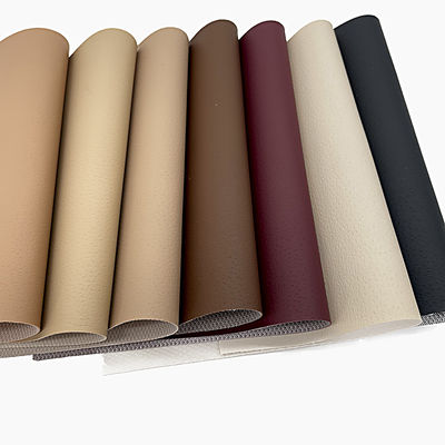 PVC Leather Faux Leather Fabric with 7 Colors in Stock 50 Yards MOQ and 100000 Meters Production Capacity