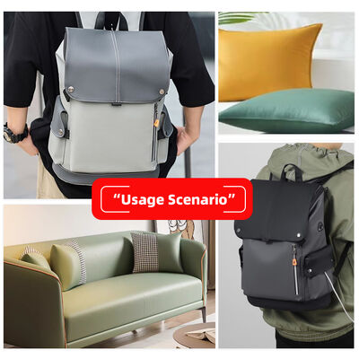 160cm Wide PVC Synthetic Faux Leather Fine Pebble Grain Embossed Stretchable Upholstery for Sofa Shoes Car Seat Chair Cover