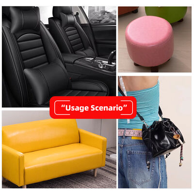 Hot-Sale PVC Oily Wax Synthetic Leather Embossed Stretch Waterproof Sofa Bag Chair Shoes Car Foot Mat Faux Leather Craft Gloves