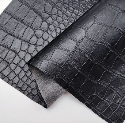 Pvc Crocodile Grain Synthetic Leather Wallet Case Shoes Notebook Leather Fabric