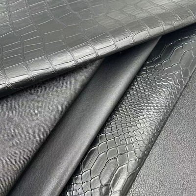 Wholesale Pvc Faux Leather Wallet Box Shoes Notebook Litchi Animal Woven Cross Pattern Artificial Synthetic Leather Fabric