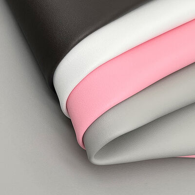 PVC TC Cloth Backed Synthetic Faux Leather Pinhole Pattern Waterproof Stretchable Lining for Shoes Belts Gloves Outdoor Use Sofa