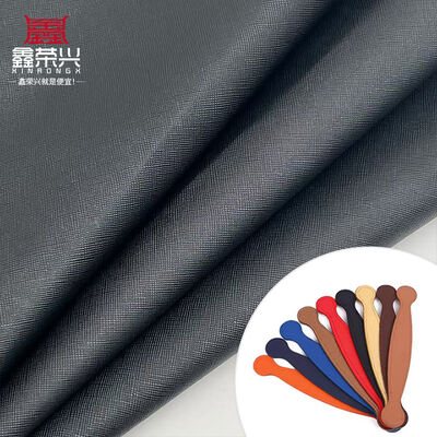 Hot-sale Pvc Classic Cross Pattern Grain  Artificial Synthetic Leather Cheap Price Chair Sofa Shoes Car Foot Mat Faux Leather
