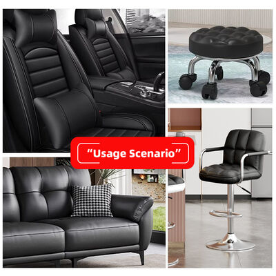 Various Litchi Punch Pinhole Texture PVC Synthetic Leather Embossed Cheap Price Faux Leather for Chair Sofa Car Foot Bag