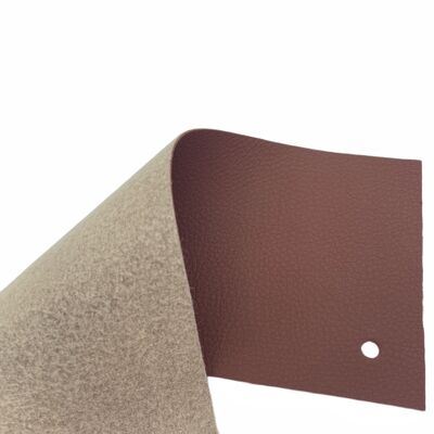 PVC Wear-proof Embossed Litchi Grain Artificial Synthetic Leather for Car Seat Mat Sofa Chair Belt Faux Leather Fabric