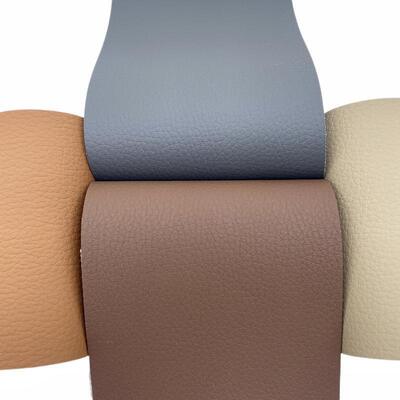 1.0mm PVC Wear-proof Embossed 137 Litchi Grain Artificial Synthetic Leather for Car Seat Mat Sofa Chair Belt Faux Leather Fabric