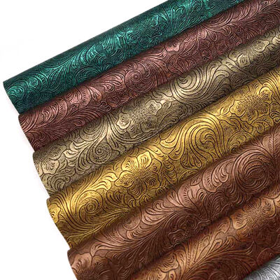 Pvc Flower Pattern Artificial Synthetic Leather Wallet Box Shoes Ntoebook Faux Leather Fabric