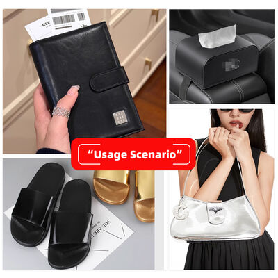 Wholesale PVC Highlights of 006 Highlights lightning Grain Pattern Artificial Synthetic Leather Wallet Box Shoes Notebook Fabric