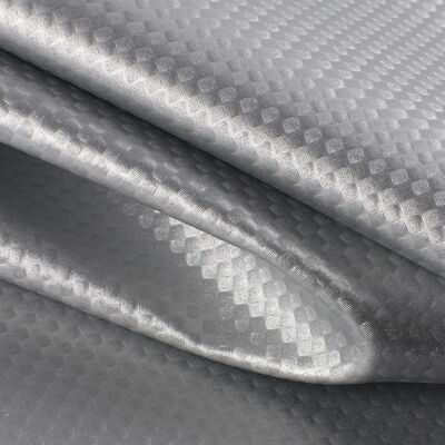 Elastic PU Carbon Fiber Straw Mat Grain Synthetic Leather for Clothing Bags Earphone Sleeve Box Faux Leather Fabric
