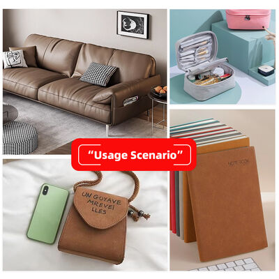 PU  Frosted Sheepskin Nubuck Grain Synthetic Leather Bag Shoes Wallet Decorate Notebooks Case Faux Leather Fabric