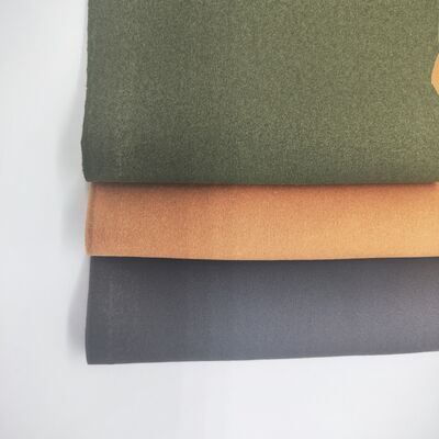 ECO Imitation Suede Microfiber PU Lining Synthetic Leather Fabric Waterproof Stretch for Outdoor Shoes Bags Mittens Pillows