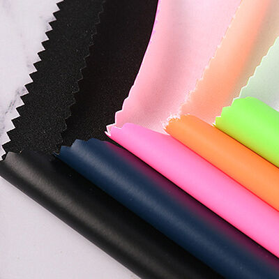 Two-way Stretch Spandex Elastic PU 527Abrazine Grain Synthetic Leather Faux Leather Fabric for Clothing Bags Earphone Sleeve Box