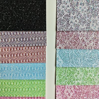 XR Glitter Synthetic Leather – Rice Pattern & Floral Pattern