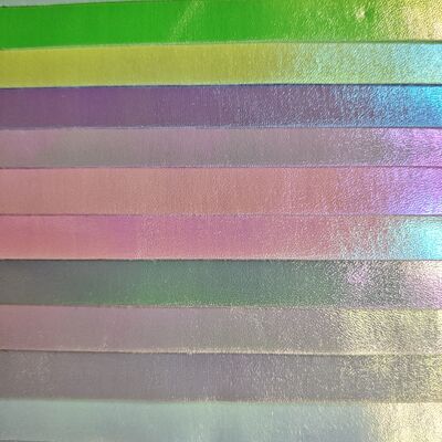 Laser Macaron Holographic Synthetic Leather