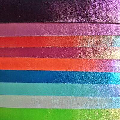 Laser Macaron Holographic Synthetic Leather