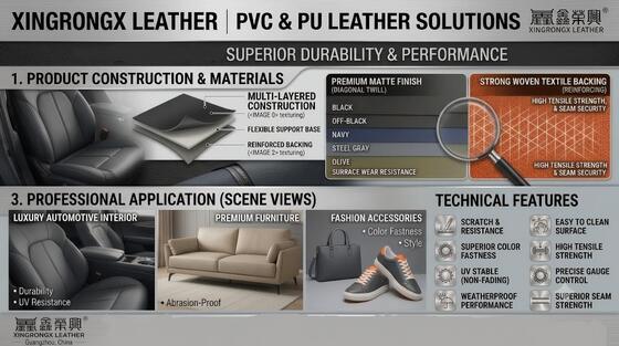 Versatile Packaging Leather products for packaging automotive upholstery footwear handbags furniture and clothing needs