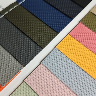 Woven Texture Synthetic Leather PVC Roll with Mesh Fabric Backing for Bags Wallets Furniture
