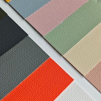 Micro Bead Texture PVC Synthetic Leather Roll Fine Grain Artificial Leather Material for Bags Wallets Furniture Car Interior