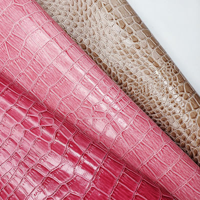 Glossy Crocodile PVC Leather Packaging Box Crocodile Embossed Leather