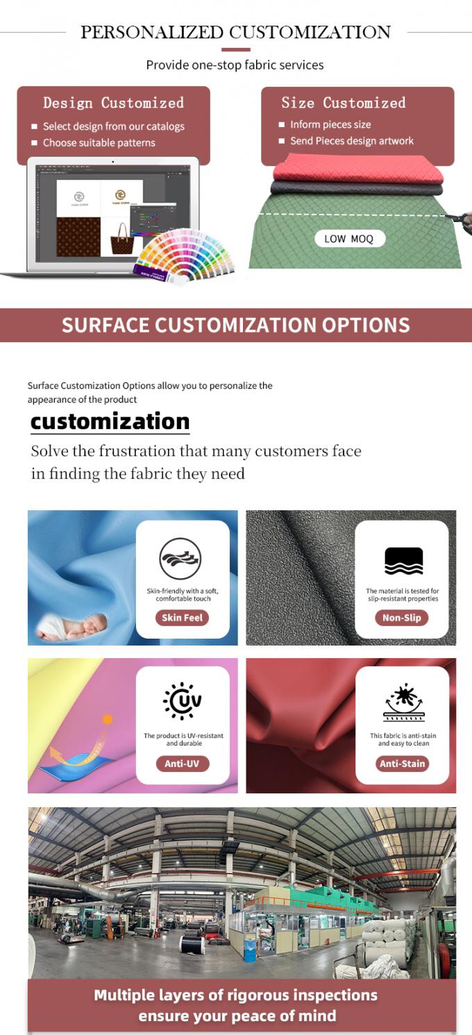 Embossed PVC 0.7/0.9mm Synthetic Leather 4-Way Stretch Faux Leather Materials for Motorcycle Bicycle Seat Cover Furniture Car 6