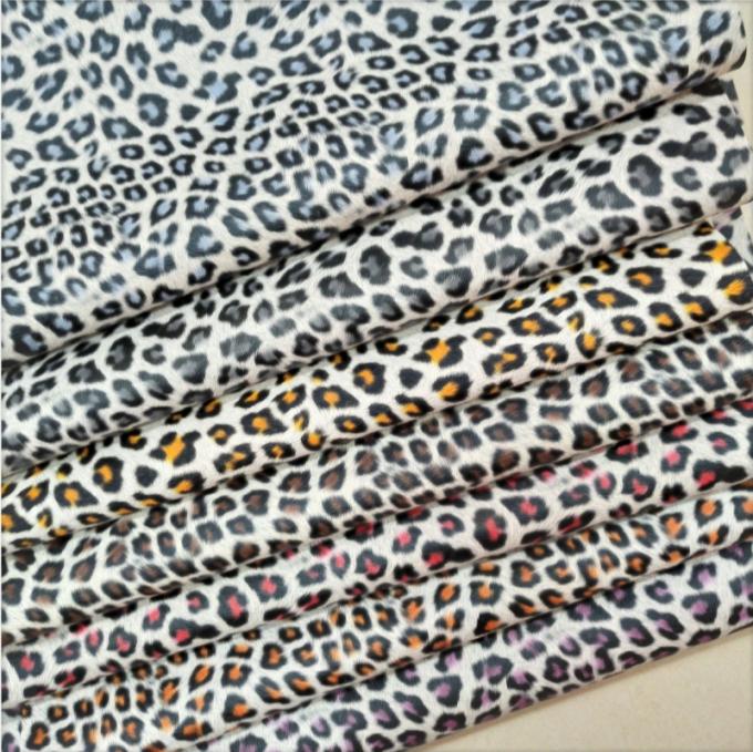 Wholesale Pvc Leopard Printed Synthetic Artificial Leather for Bag Notebook Phone Shell Table Mat Faux Leather Fabric 7