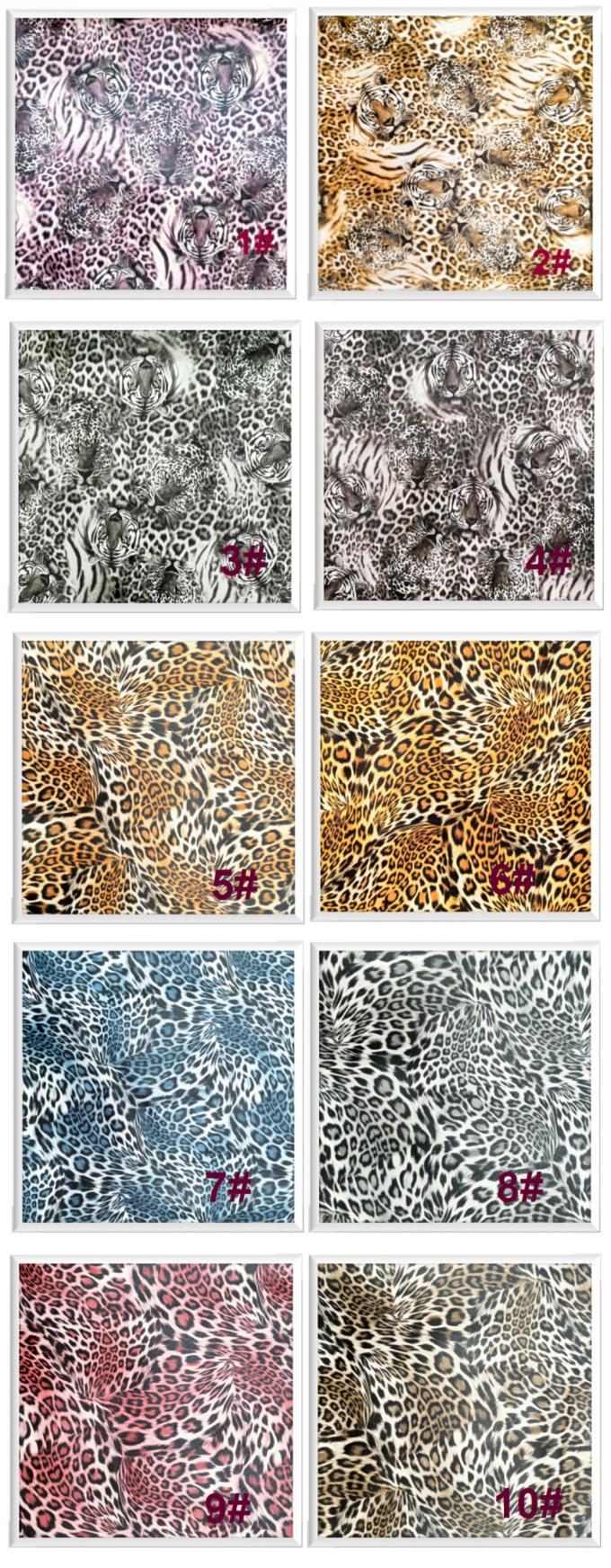 Wholesale Pvc Leopard Printed Synthetic Artificial Leather for Bag Notebook Phone Shell Table Mat Faux Leather Fabric 12