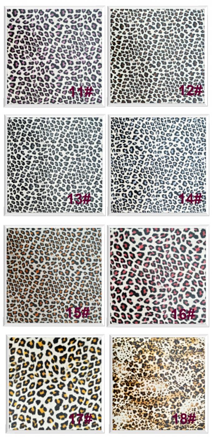 Wholesale Pvc Leopard Printed Synthetic Artificial Leather for Bag Notebook Phone Shell Table Mat Faux Leather Fabric 13