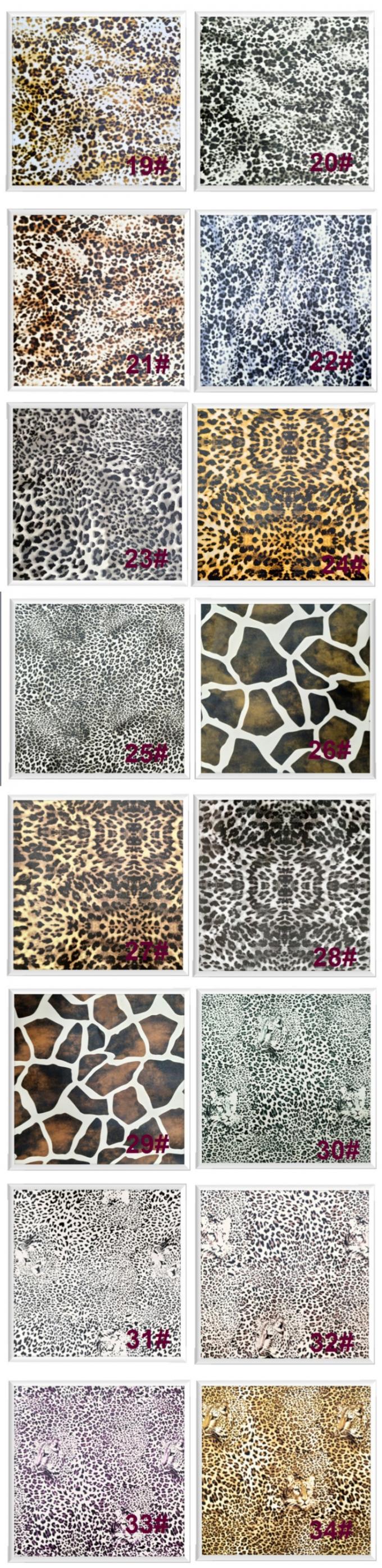 Wholesale Pvc Leopard Printed Synthetic Artificial Leather for Bag Notebook Phone Shell Table Mat Faux Leather Fabric 14
