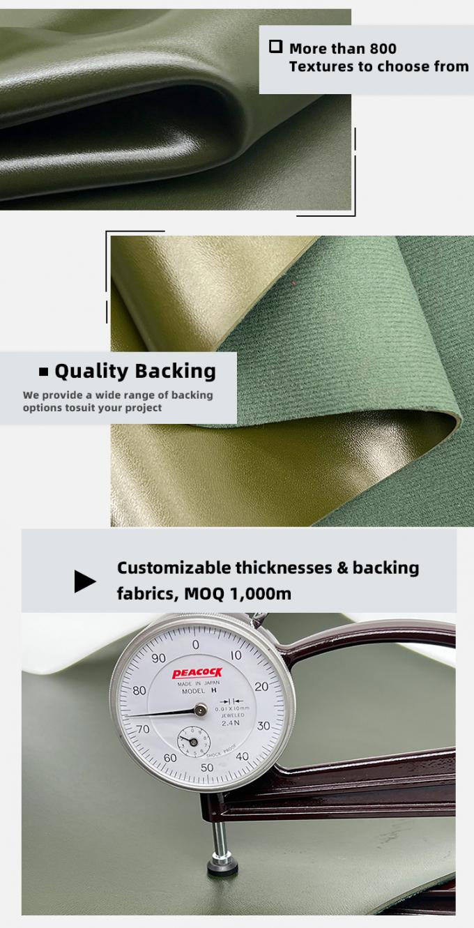 1.8mm Thick PVC Synthetic Faux Leather Embossed Needle-Point Texture Stretch Waterproof for Bag Table Mat Decorate Belt Sofa 5