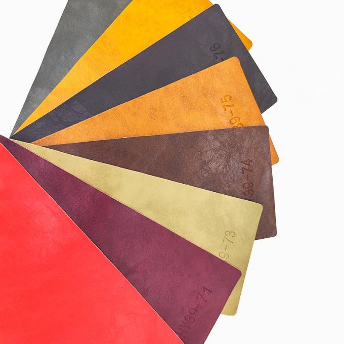 PVC Crazy Horse Oil Wax Faux Leather for Furniture 54 Inches Wide 6