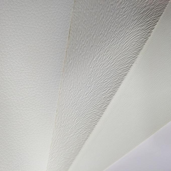 Pvc White Embossed Digital Printing Synthetic Artificial Leather for Bag Notebook Phone Shell Table Mat Faux Leather Fabric 7