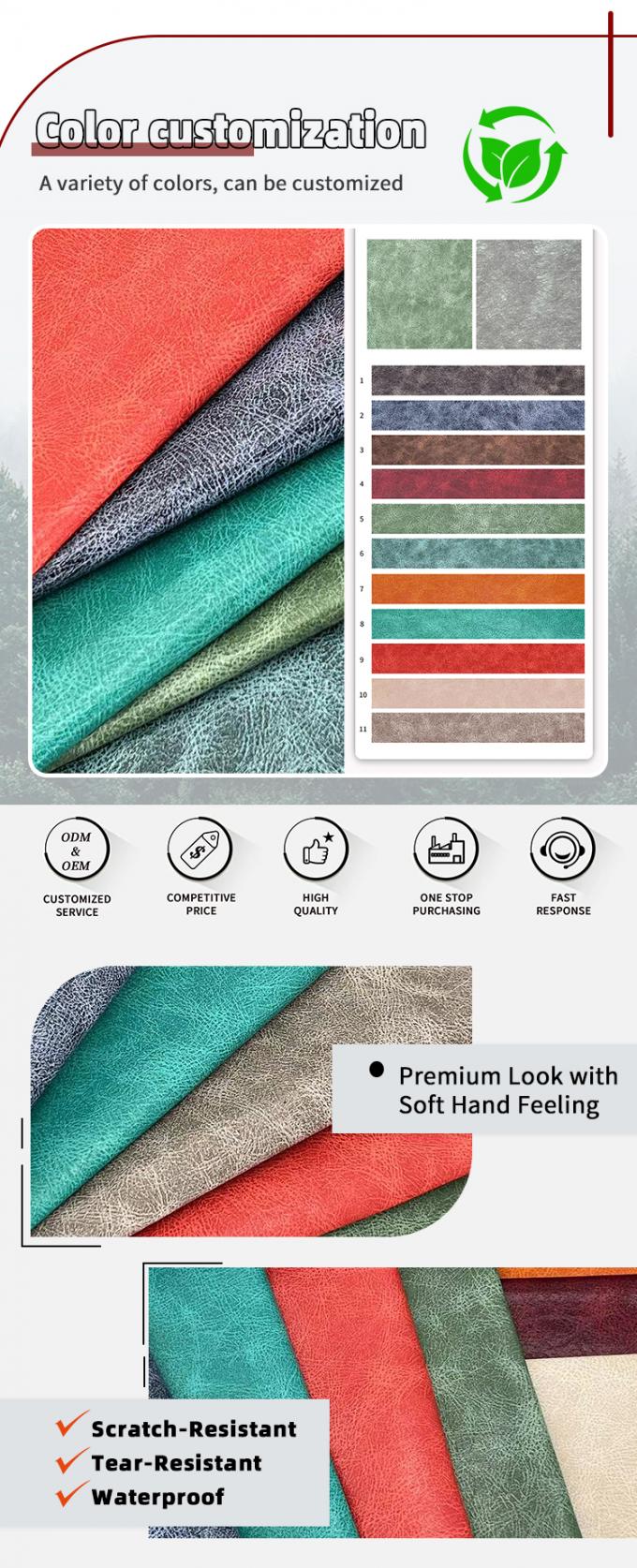 PVC Printed Synthetic Leather Fabric Oil Burst Pattern Waterproof for Notebook / Table Mat / Phone Shell Packing Box for Crafts Bags 4