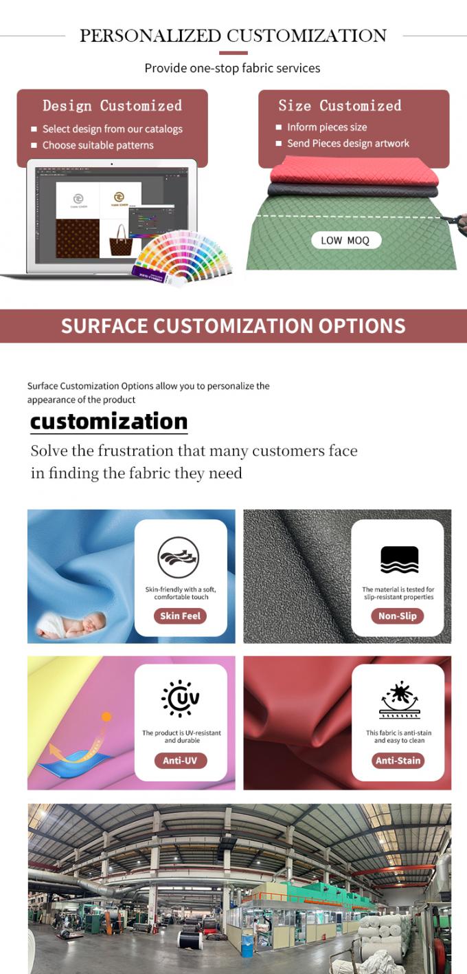 1.4mm PVC Elephant Texture Synthetic Artificial Leather for Bag Wallet Household Supplies Sofa Faux Leather Materials 7