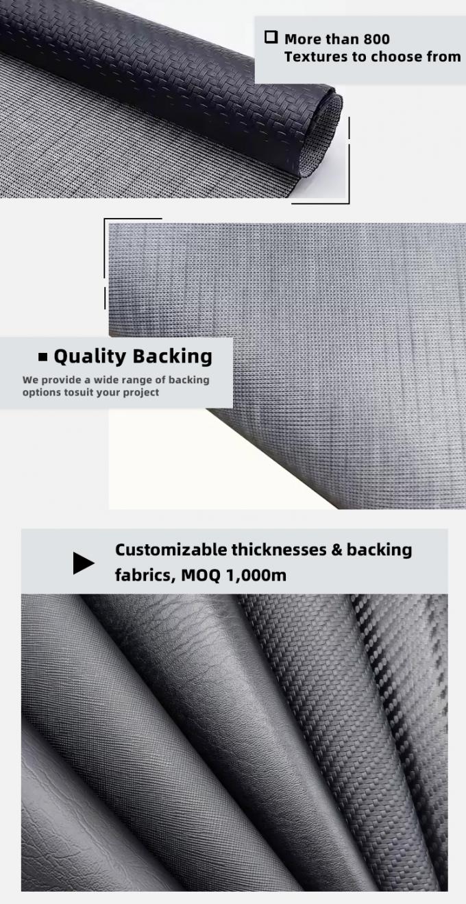 Pvc Mat Woven Grain Patterns Artificial Synthetic Leather Chair Sofa Shoes Car Foot Mat Faux Leather 5