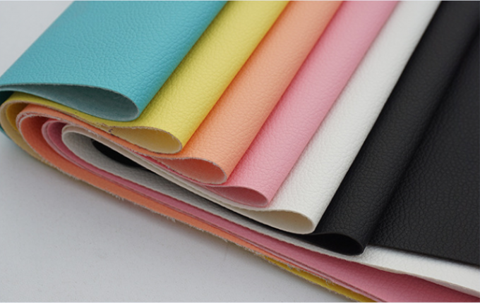 PVC Litchi Grain Synthetic Leather for Furniture 54" Width 8
