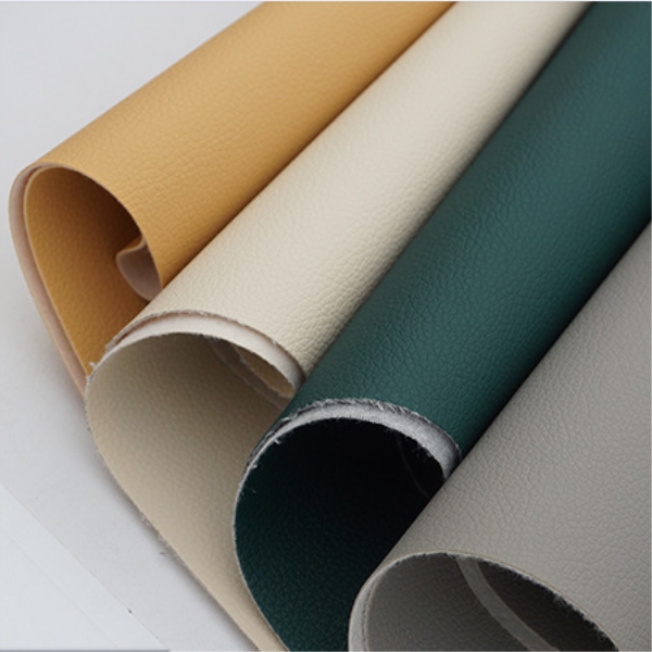 PVC Litchi Grain Synthetic Leather for Furniture 54" Width 10