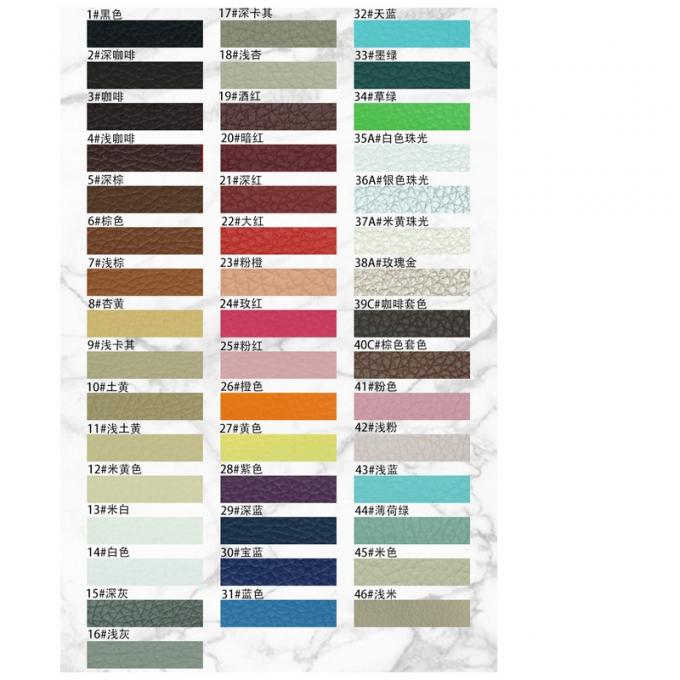 PVC Litchi Grain Synthetic Leather for Furniture 54" Width 13