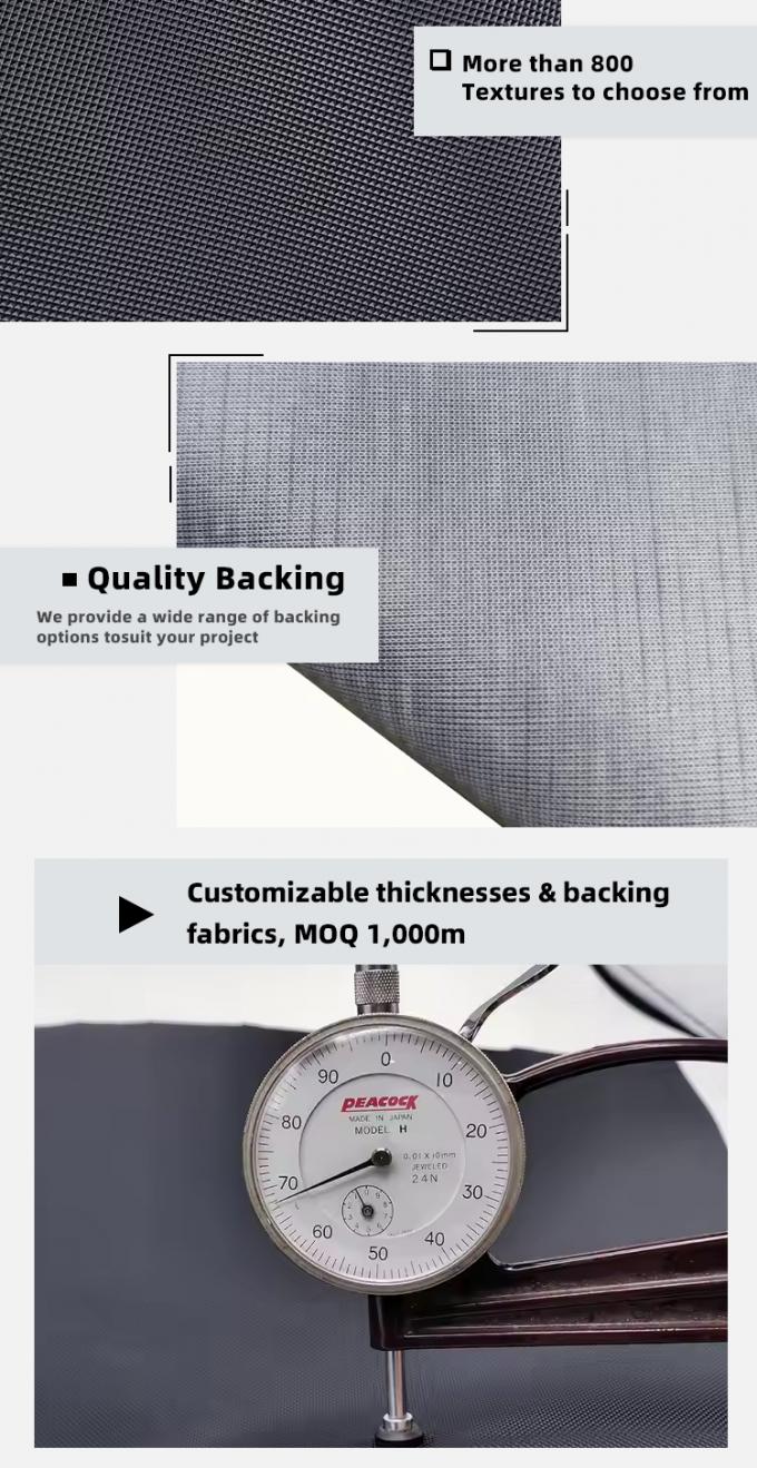 Abrasion-Resistant PVC Leather for Car Seats and Furniture 5