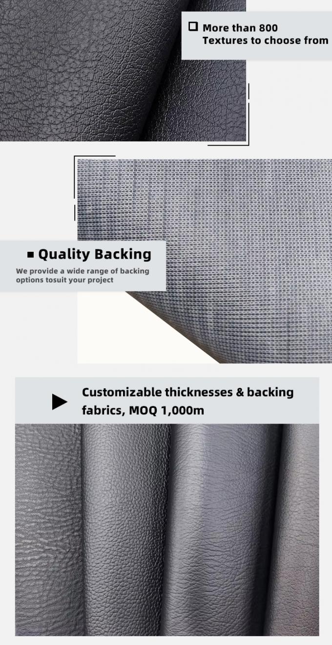Abrasion-Resistant PVC Leather for Furniture Upholstery 140cm Wide 5