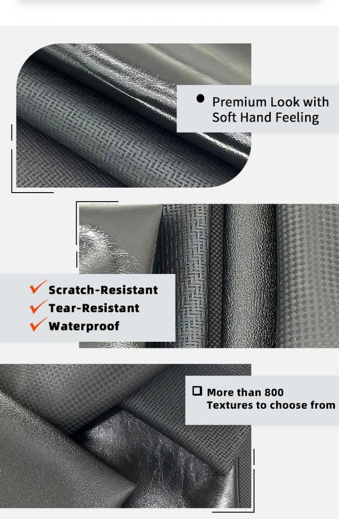 PVC Artificial Leather 140cm Wide Abrasion-Resistant for Furniture Upholstery 6