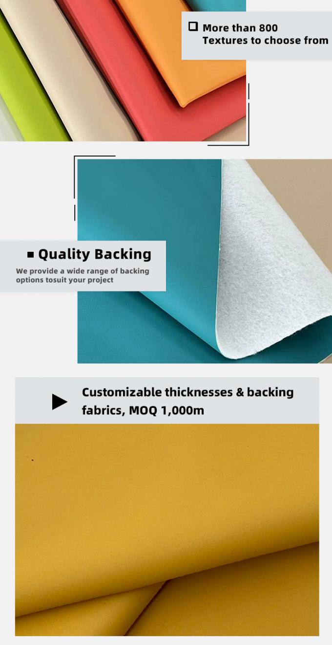 PVC Synthetic Leather Fabric for Furniture Upholstery 54" Wide 5