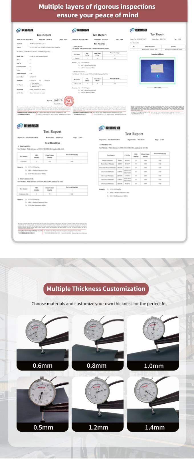 PVC Grain Pattern Synthetic Leather Fabric for Car Seats and Furniture 8