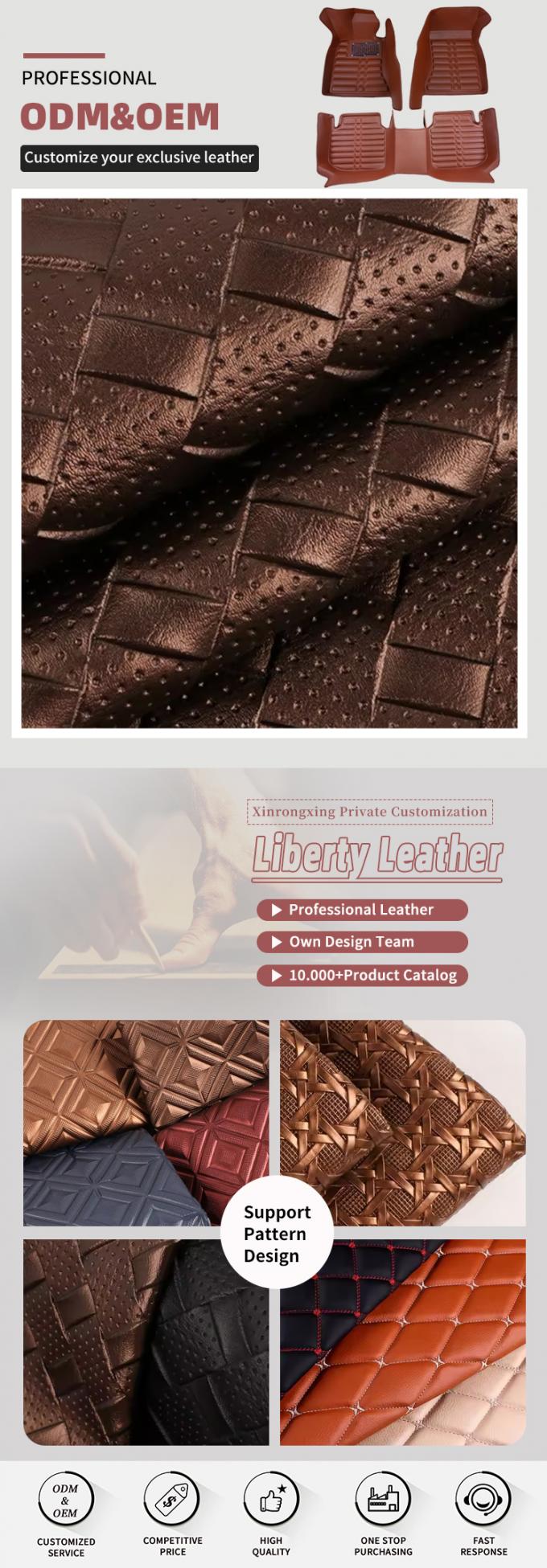 PVC Synthetic Leather Car Seat Cover Abrasion-Resistant Waterproof 4